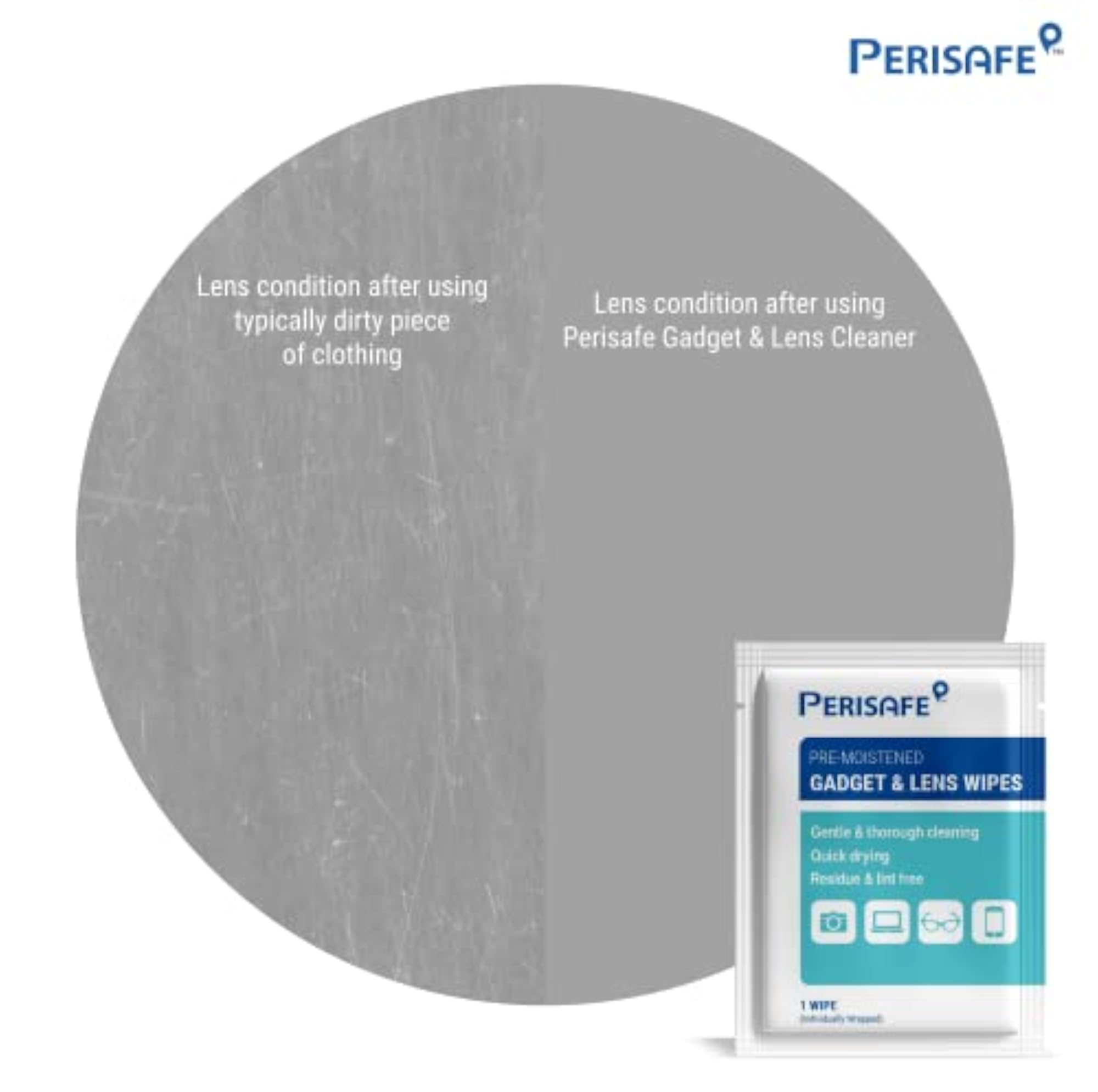 Pre-Moistened Gadget & Lens Cleaning Wipes