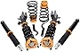 FINDAUTO Complete Kit Adjustable Height Coilovers Struts fit for 2013-2015 A-cura ILX /2012-2015 H-onda Civic