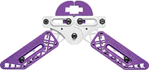 Pine Ridge Archery Kwik Stand Bow Support, White/Purple