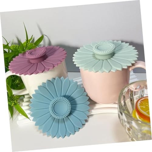 Couvercle de tasse en silicone durable - Lot de 12 protections réutilisables de qualité premium
