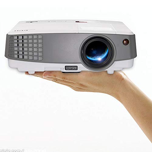 EUG Portable Movie Projector Home Cinema Indoor/Outdoor Use 3300 Lumen LCD LED Multimedia Mini...