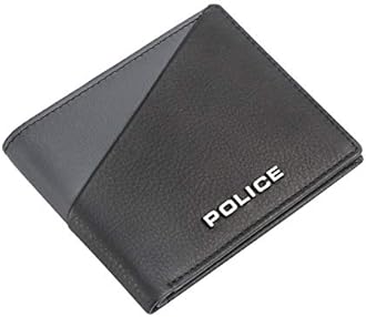 Police Boss Men's Leather Wallets with RFID (PT2978999_5-56_Navy/Black)