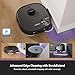 Eureka J15 Ultra Self Emptying Robot Vacuum, 19,000 Pa Suction, Flex-Arm Design, 167℉ Water Washing & 131°F Air Drying, AI Obstacle Avoidance, Black