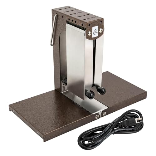 KUSOLE Fundidor de Queso raclette eléctrico de encimera, fundidor de Queso, Parrilla raclette, máquina para Hacer Queso con Media Rueda, Altura Ajustable para Cocina de Restaurante