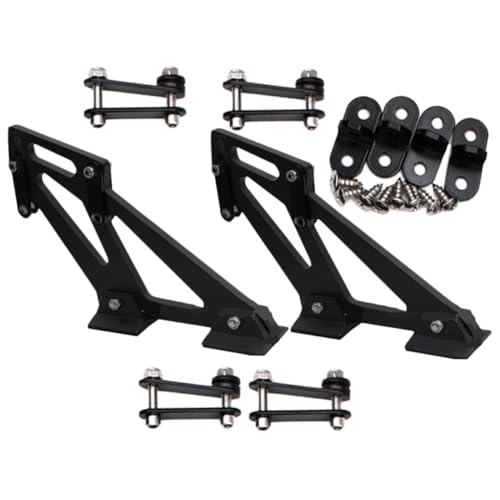 COSMEVIVI アルミ合尾翼支架 軽量耐久リアスポイラーマウント ブラケット 車用エアロパーツ 改造車対応汎用カーアクセサリー