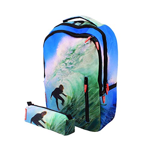 Pack Escolar de Mochila y portatodo Surf