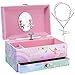 Jewelkeeper - Carillon portagioielli con Ballerina e set di gioielli per bambine - 3 regali a tema ballerina per ragazze