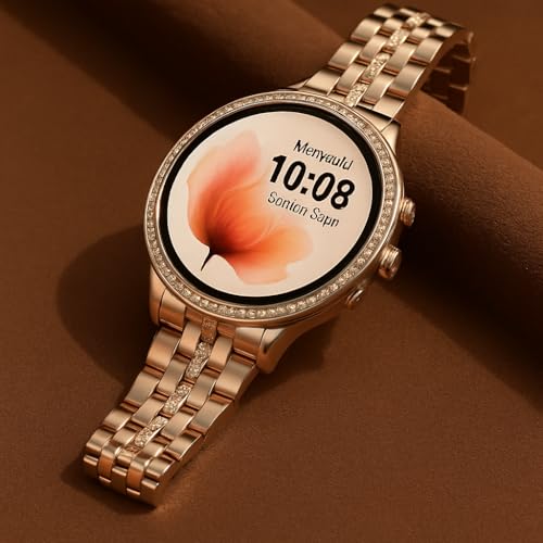 Image of Primate GEN 9 OG Version Women's Smartwatch with Elegant Rose Gold Metal Strap & HD Display, Bluetooth Calling, 500+ Watch Faces, (Gen 9 new)