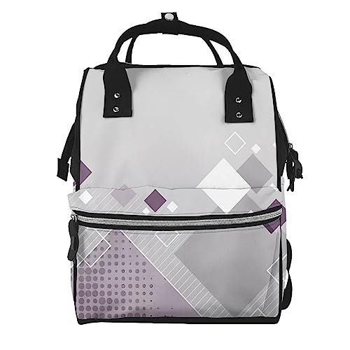 Sac à dos de grande capacité Noir pour les promenades et voyages avec bébé