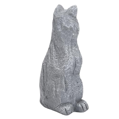 Lápida Decorativa de Gato para el Rincón del Jardín 6