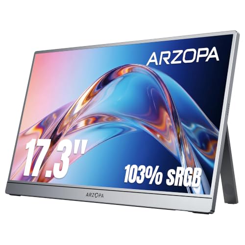 Arzopa Z1C Plus 17.3 inch Portable Monitor