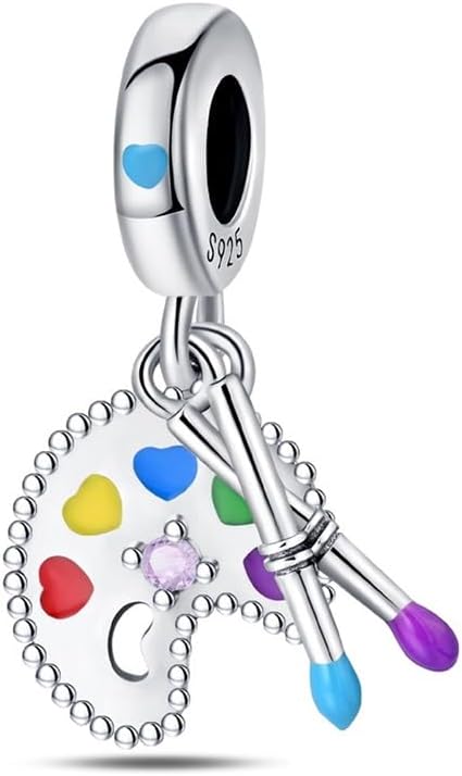 LIGHTDOG 925 Sterling Silver Charms for Bracelets Necklaces Dangle Pendants Beads Charms Fits Pandora Charms Bracelets Jewelry Holidays Gift for Women