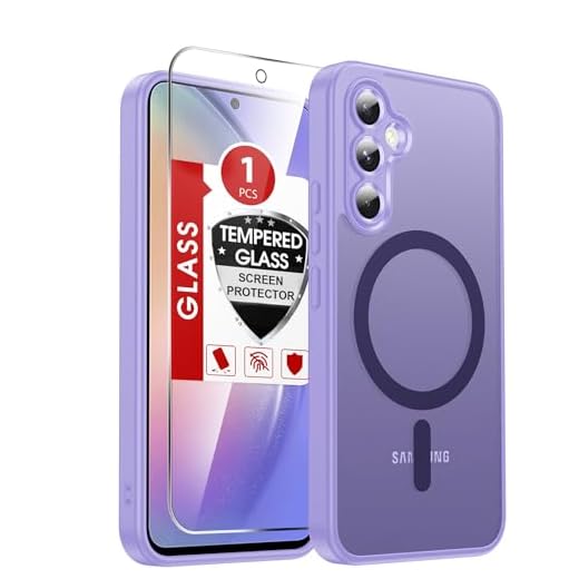LeYi for Galaxy A54-5G Phone Case: Magnet Fit with Screen Protector