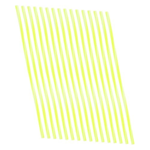 PRETYZOOM 72pcs Motorcycle Modification Accessories Spoke Wrench Motorcycle Bike Spokes Bicycle Decorations Spoke Reflectors Motorcycle Spoke Wrench Dirt Bike Rim Strip Yellow