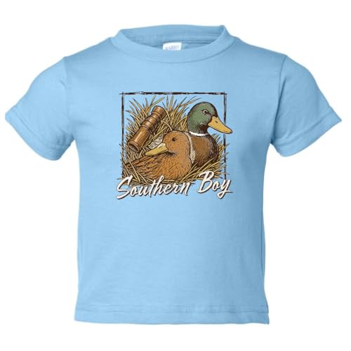ThatsRad Toddler Southern Boy T Shirt Duck Fishing Hunting2