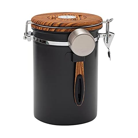 Kaffeebehälter Edelstahl Kaffeedose Vorratsdose, Kaffeebohnen Behälter Cover