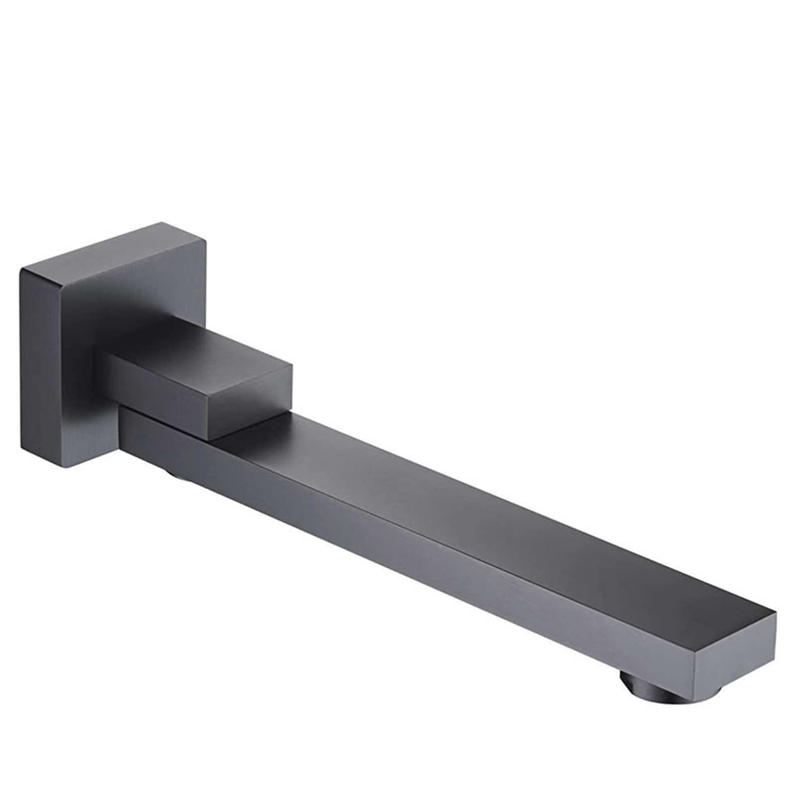 Mitigeur de douche mural pivotant à 180° gris anthracite pour baignoire moderne