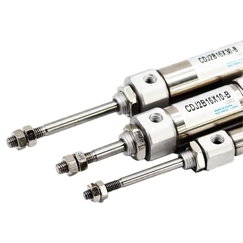 Cilindro neumático de acero inoxidable CDJ2B16 de doble acción mini 4