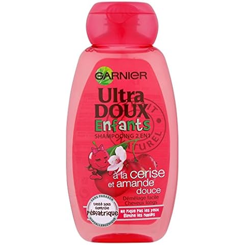 Champú 2 en 1 Garnier Ultra Suave para Niños Pack de 3 x 250 ml Cover