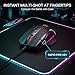 Redragon M925 Kabelgebundene Gaming-Maus, 24.000 DPI Optische Maus 10 programmierbaren Tasten, ergonomische natürliche Handauflage, Software unterstützt individuelle Tastenbelegung & DPI-Einstellung
