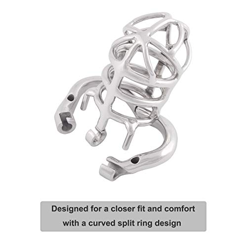 Ternence Stealth Convenient Lock Chastity Cage Device Ergonomic Design For Male Sm Penis Exercise Sex Toys K436 (36Mm/ Xs Size) #TOP7