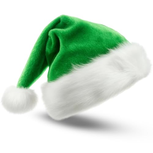 CJAPGJW Weihnachtsmütze, Größe 32 cm x 45 cm, Weihnachtsmützen...