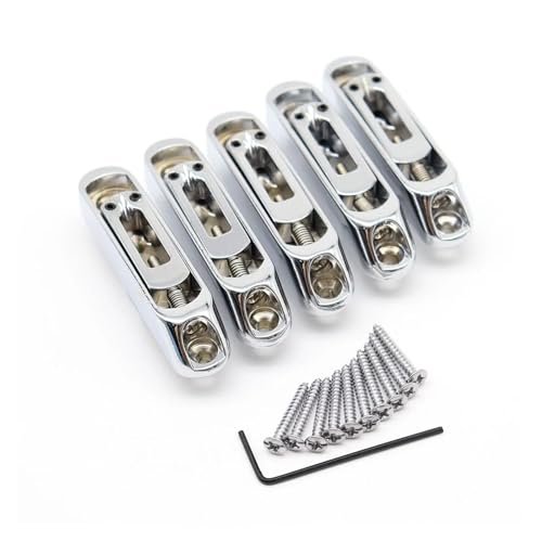 5 ̃M^[ubWThPʃubWThe[s[XZbg 5 GLM^[x[Xiƌ݊ (Color : 5pcs Sliver)