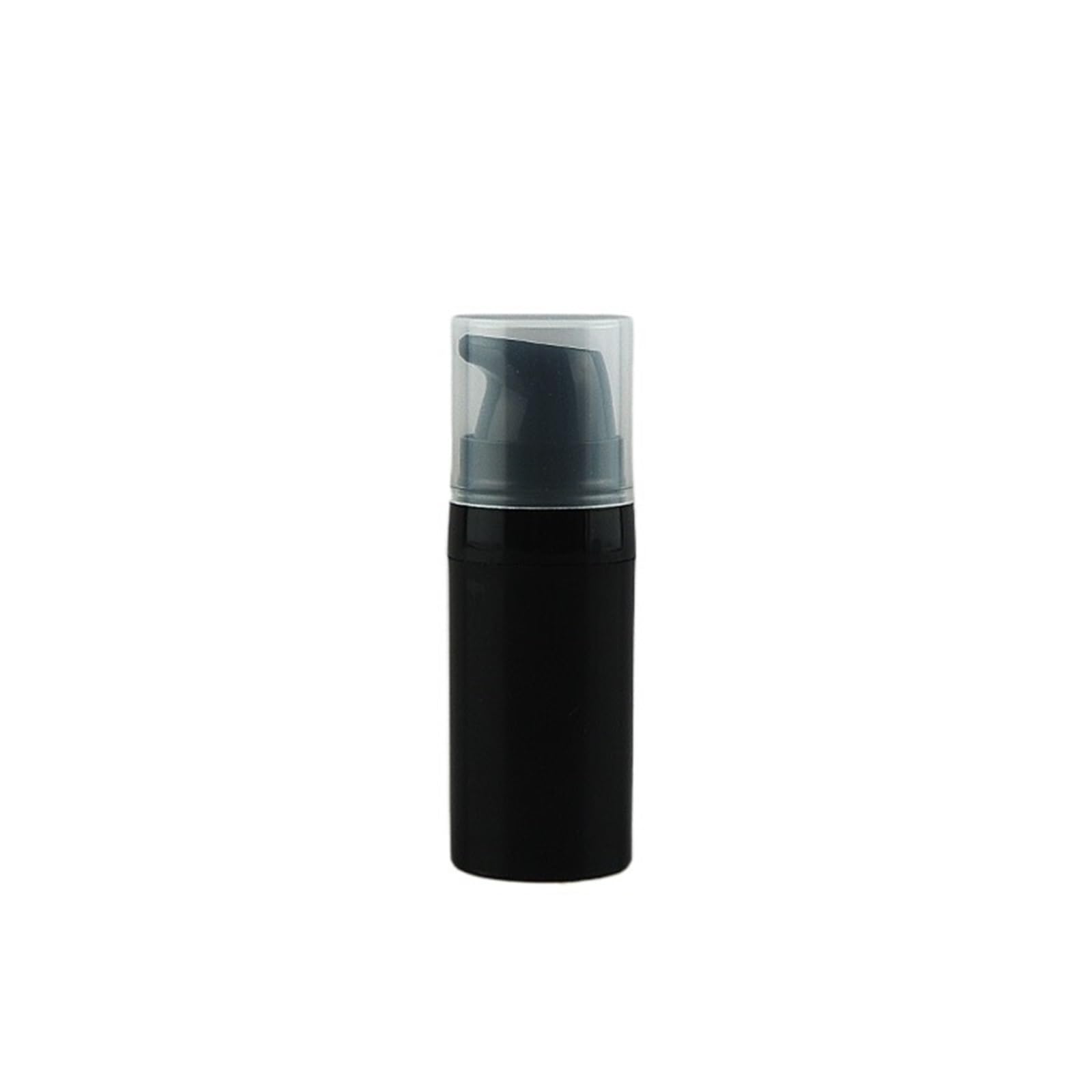SKPVPOKOYL Refillable Airless Pump Toiletries Container Plastic Cosmetic Bottle 5ml 10ml 15ml(Black 10ml)