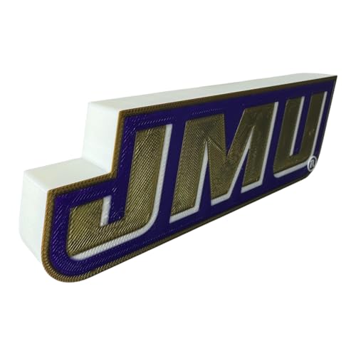 CLTFanCreations James Madison University 3D Logo Display