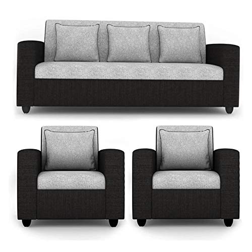 Generic - Indiana Woodcasa Fabric 5 Seater 3+1+1 Indiana Fabric...