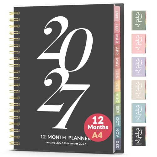 Forvencer 2027 Planner, Weekly and Monthly Calendar, Jan - Dec 2027,8.5x11"