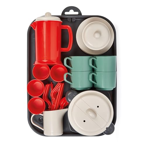 Plateau dinette garni - Jeu d'imitation - ECOIFFIER - 26,5 cm - +18 mois