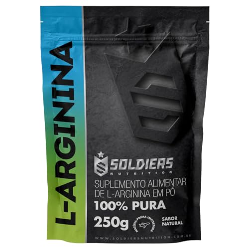 Arginina 250g - 100% Puro Importado - Soldiers Nutrition