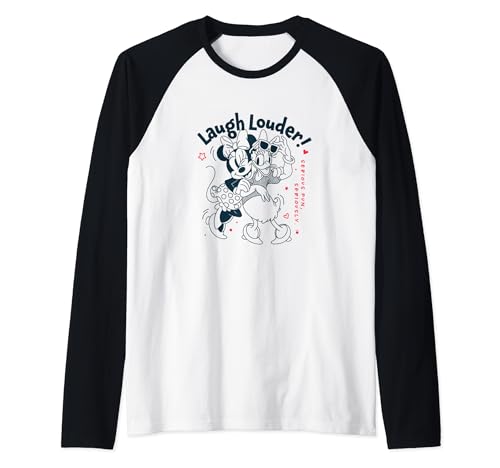 T-shirt baseball raglan Minnie et Daisy Disney pour femme