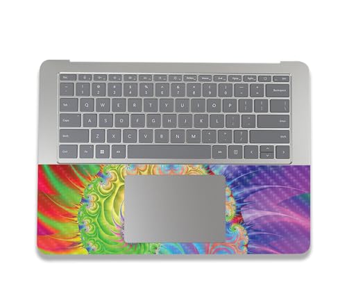 Image of MightySkins Carbon Fiber Skin Compatible with Microsoft Surface Laptop Studio 2 (2023) Full Wrap Kit - Color Fractal | Protective, Durable Textured Carbon Fiber Finish | Made in The USA