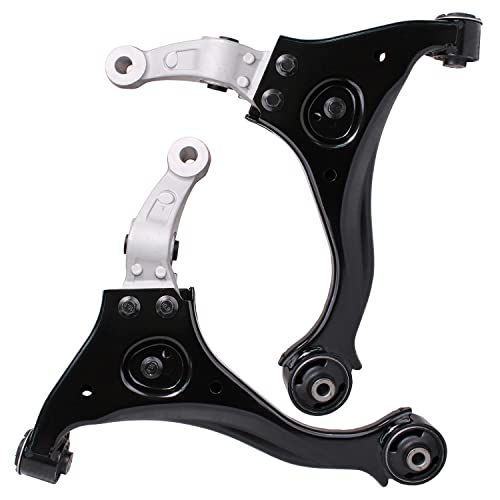 Image of Detroit Axle - 14pc Front End Suspension Kit for 2006 2007 2008 Hyundai Sonata, 2 Upper Control Arms & Ball Joints 2 Lower Control Arms 2 Lower Ball Joints 2 Sway Bars 4 Tie Rods 2 Boots Replacement