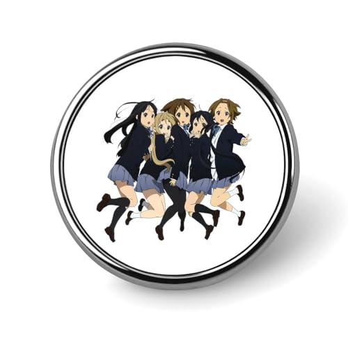 けいおん ピンバッジ バッジ エナメル ピン ブローチ バッヂ 丸型 装飾 ラウンド 儀式 パーティ 日常生活 カジュアル コーディネートアイテムです