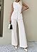 PRETTYGARDEN Women's 2 Piece Sets Summer 2026 Work Clothes Sleeveless Blazer Vest Pants Suits Spring Business Casual Outfits (White,Small)