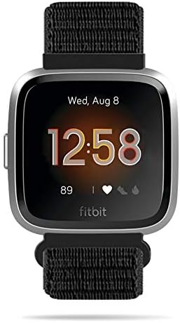 Relting Nylon Bands Compatible with Fitbit Versa Versa 2/Versa Lite/Versa SE/Versa Special Edition, Soft Adjustable Breathable Sport Replacement Strap Band Accessories Wristband for Versa Smartwatch