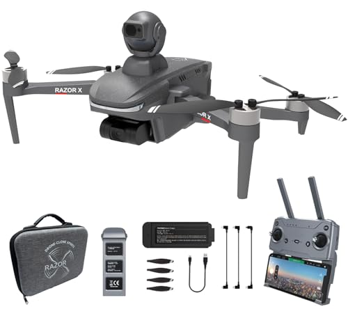 Drone-Clone Xperts DCX-RAZOR-X2 X Pro Falcon 4K Drone With Camera For Adults - 3-Axis Gimbal Professional Drones With Obstacle Avoidance cover