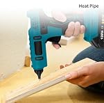 Cordless Hot Glue Gun for Makita 18V Battery, 100W 250° High Temperature Industrial Mini Glue Guns Thermo Tool, for Quick Home Repairs, Arts, Crafts, DIY, Sealing,Without Battery