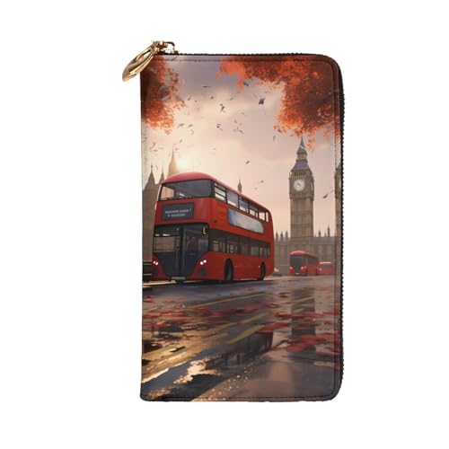 Leather Wallet - Stylish and Durable Wallet for Women with Multiple Compartments and Zipper Design London Picture2