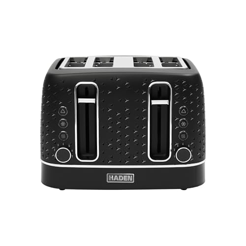 Image of Haden Starbeck 2 Slice Wide Slot Stainless Steel Toaster, Steel & Copper