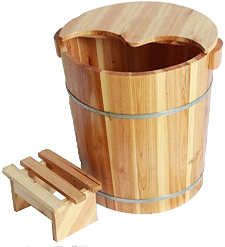 Baño de pies spa madera 40 cm con masaje