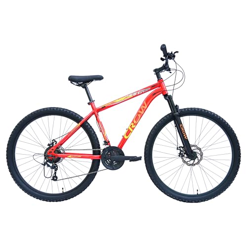 Image of CROW - FIRE Storm 21 Speed Gear Cycle | 29 inch T Cycle for Boys 12 to 15 Years | Bicycle for Men Adult | Mountain Bike with Front Suspension & Dual Disc Brakes| Unisex 29 INCH MTB Cycle for Men