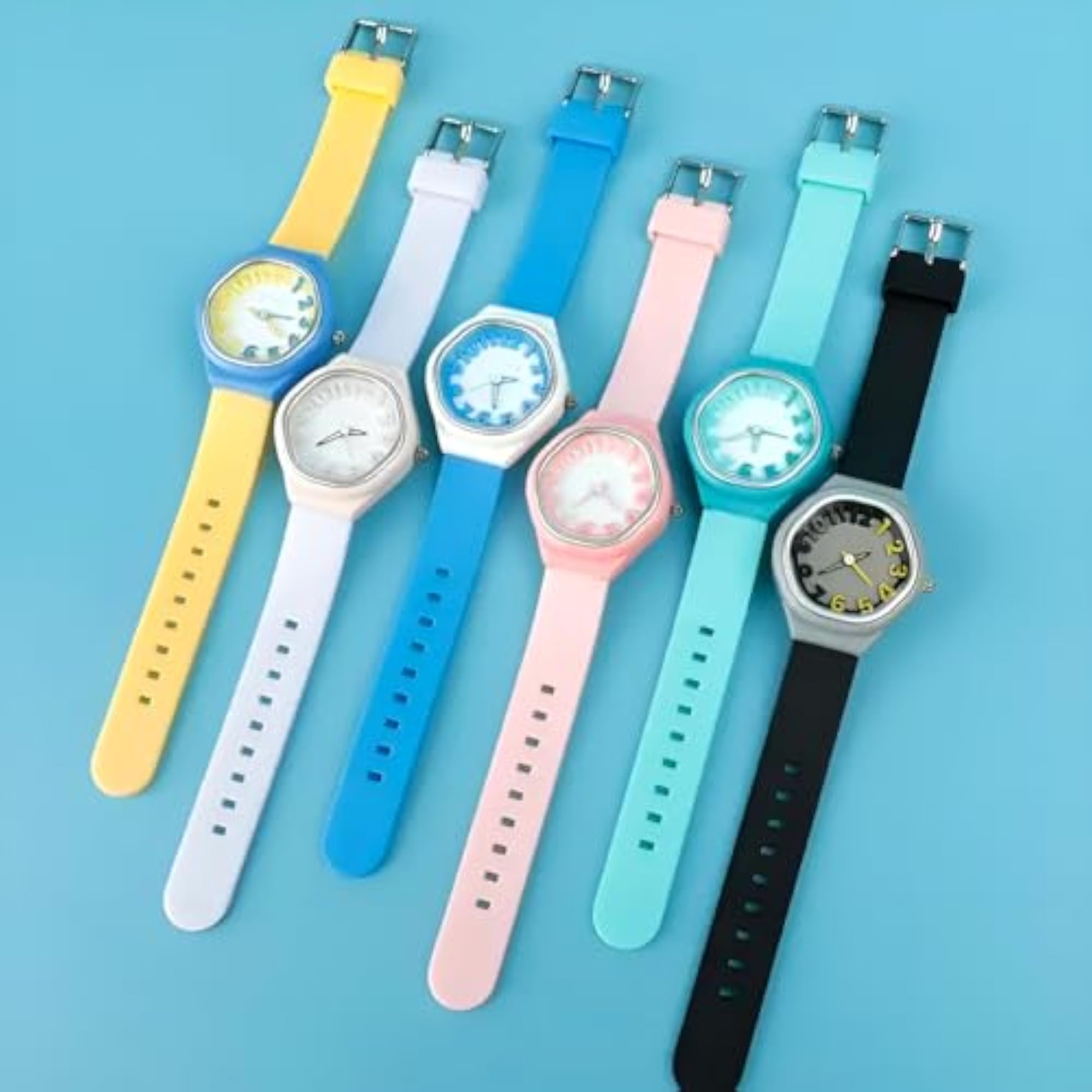 Analog Dial Quartz Assymetric Design Kids Wristwatch