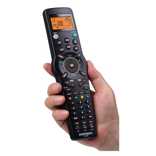 Télécommande universelle 6 en 1 CHUNGHOP compatible lecteur DVD et décodeur TV