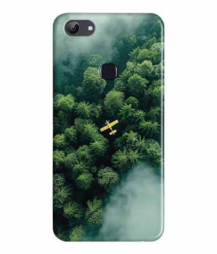 Image of Aeroplane Travel World Printed Hard Back Case Cover & Compatible for Vivo Y81 (Multicolor) - D1805