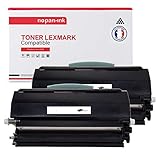  NOPAN-INK - Toner x2 X264H11G (Noir X2) - Compatible pour Lexmark X 264 DN X 360 Series X 363 DN X 364 DN X 364 DW Lexmark X 264 DN