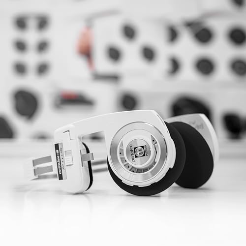 Image of Koss Porta Pro Wireless 2.0 Bluetooth Retro Style On-Ear Headphones, 20+ Hour Battery, USB-C Charging, Microphone, Analog Audio Pass Through, Arctic White